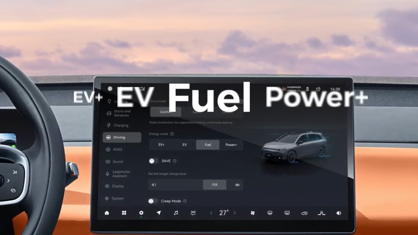 Leapmotor C10 - technologie REEV